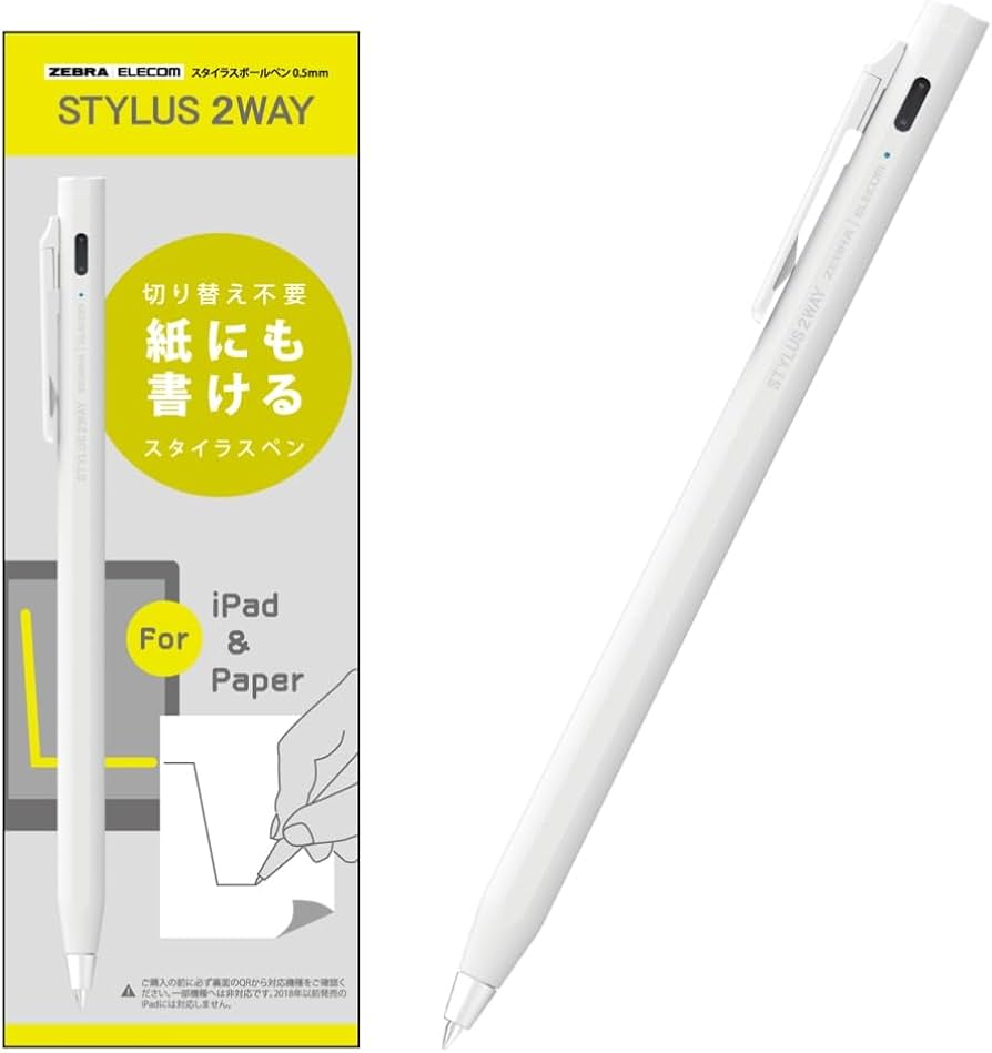 ELECOM x ZEBRA Stylus Two-Way兩用觸控筆 (預訂 到貨期預24-25/10)