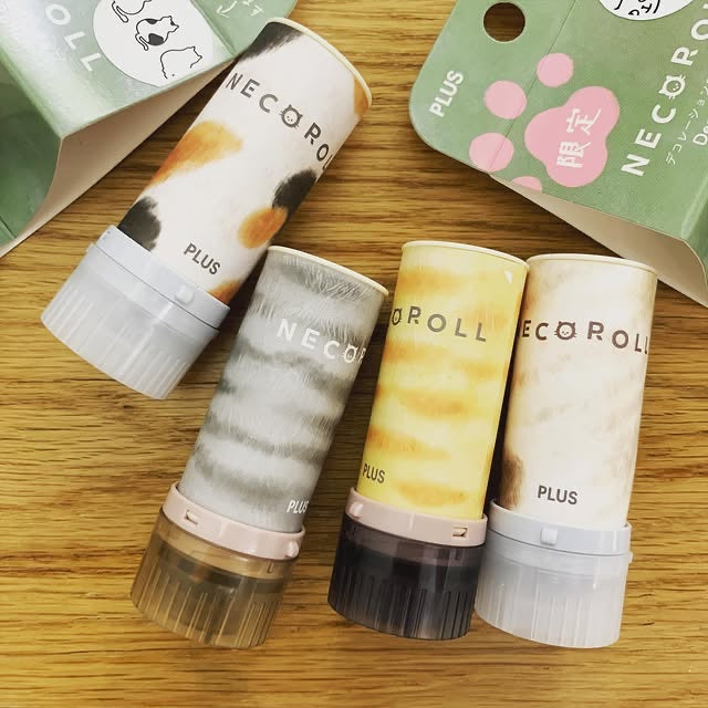 PLUS NECOROLL貓卷印章