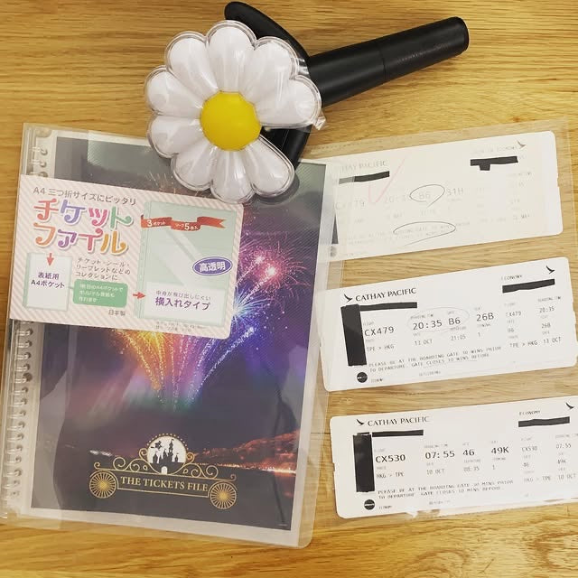CORRECT 高透明活頁票卷收納冊