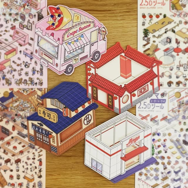 BGM情景 2.5D 貼紙第三彈