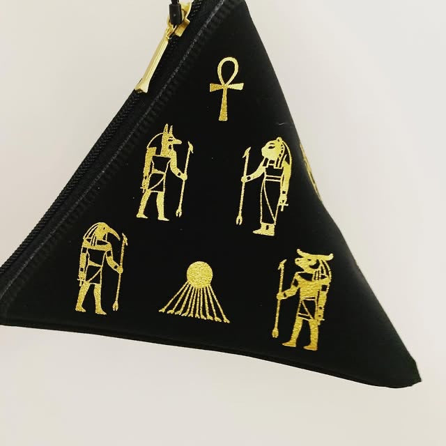 EL COMMUN埃及金字塔燙金小物袋