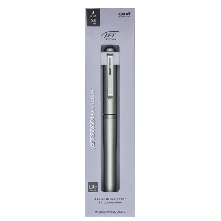 UNI Jetstream Prime靜謐色系金屬旋轉三色筆