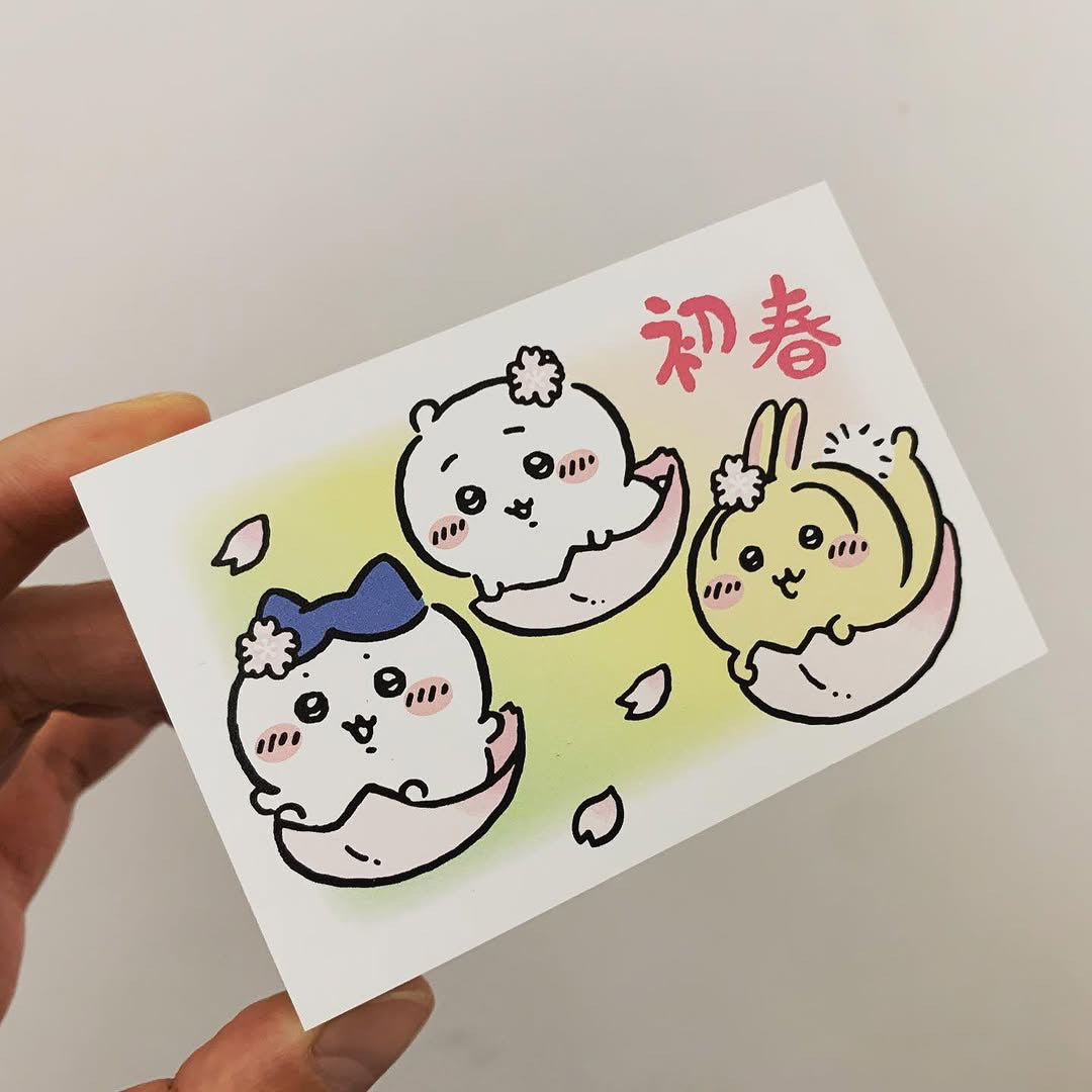 BEVERLY Chiikawa及Sanrio木印賀年郵票套裝