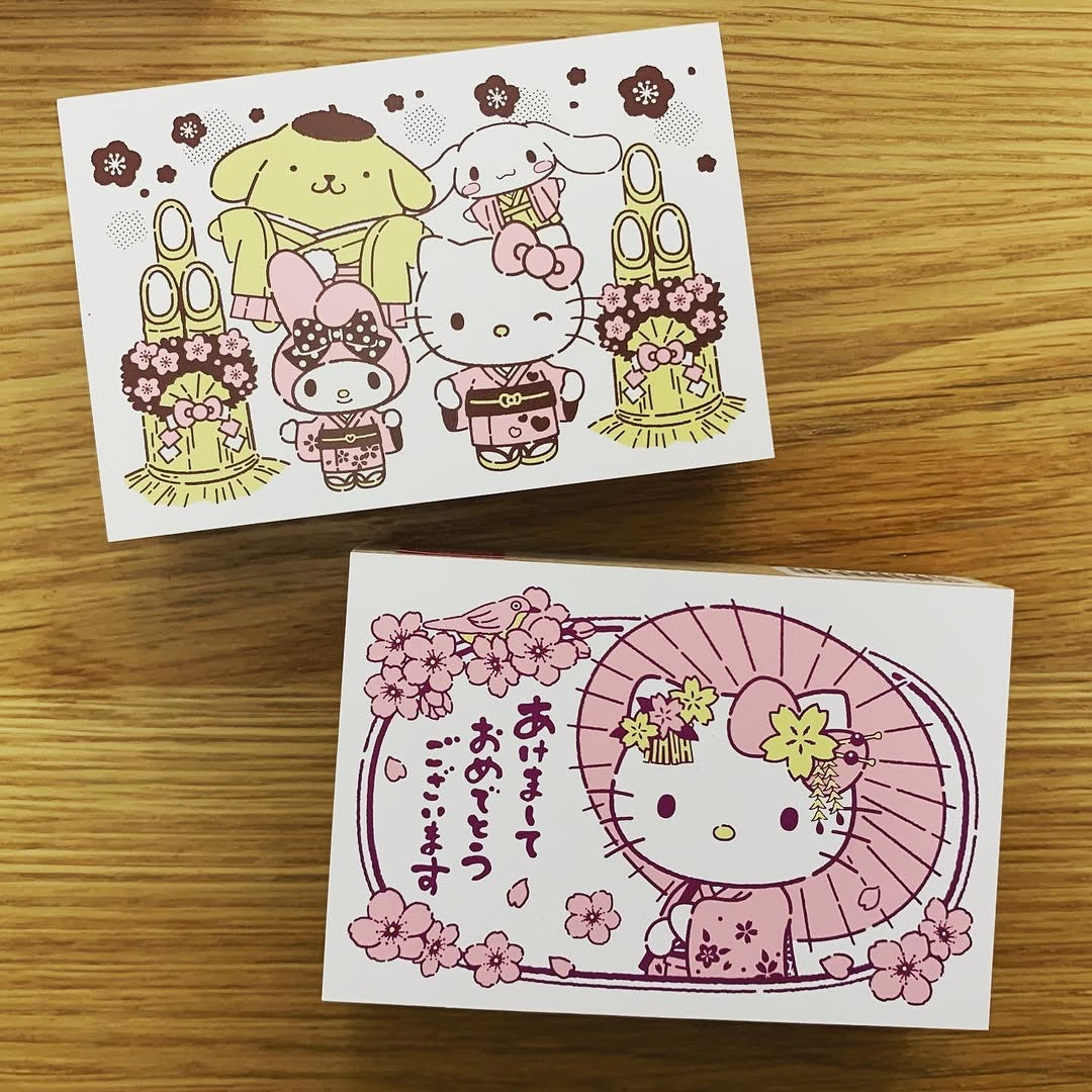 BEVERLY Chiikawa及Sanrio木印賀年郵票套裝