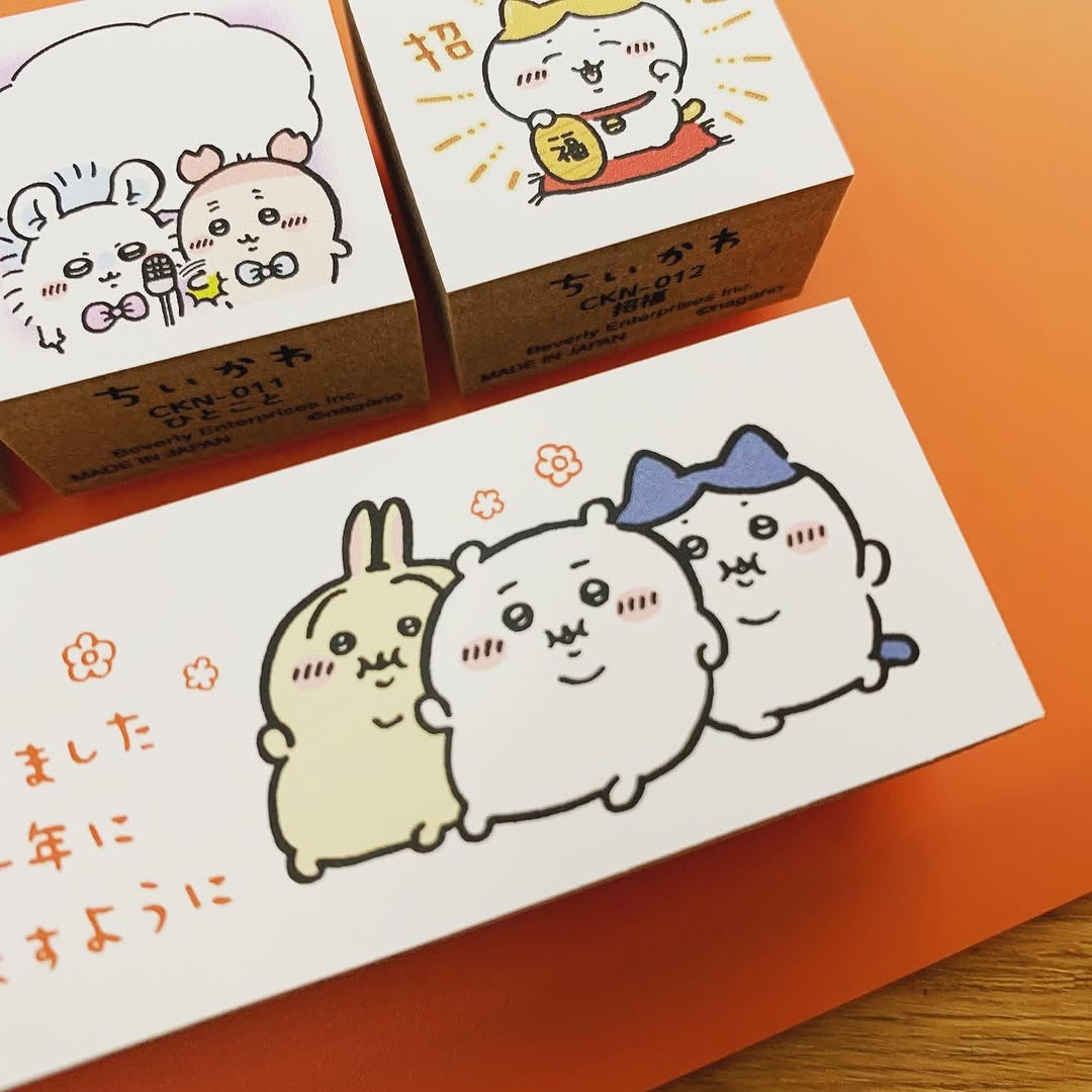 BEVERLY Chiikawa及Sanrio木印賀年郵票套裝