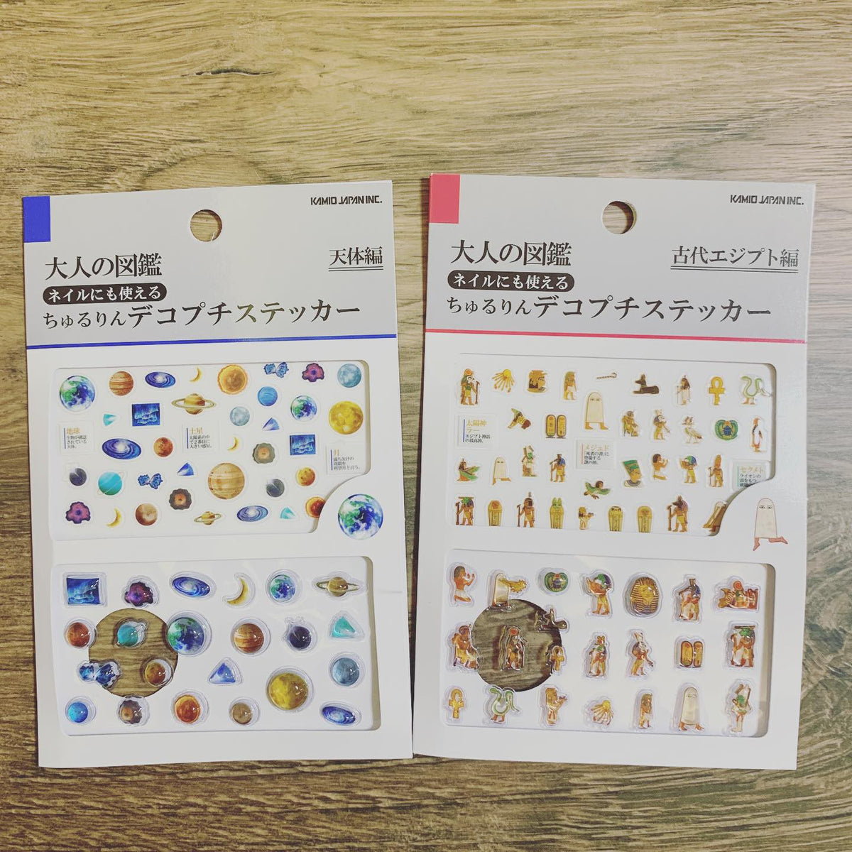 KAMIO大人の図鑑 立體水晶貼紙套裝