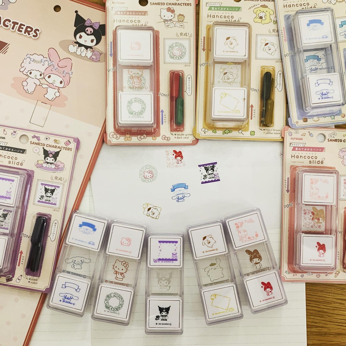 KUTSUWA x Sanrio Hancoco Slide滑動印章