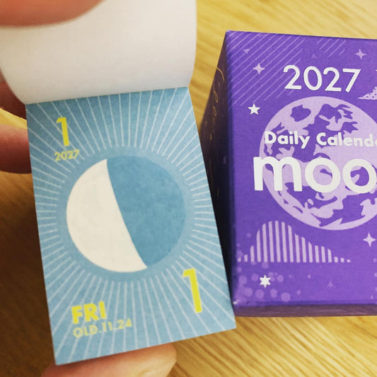 新日本2027年迷你手撕日曆 – 月相MOON