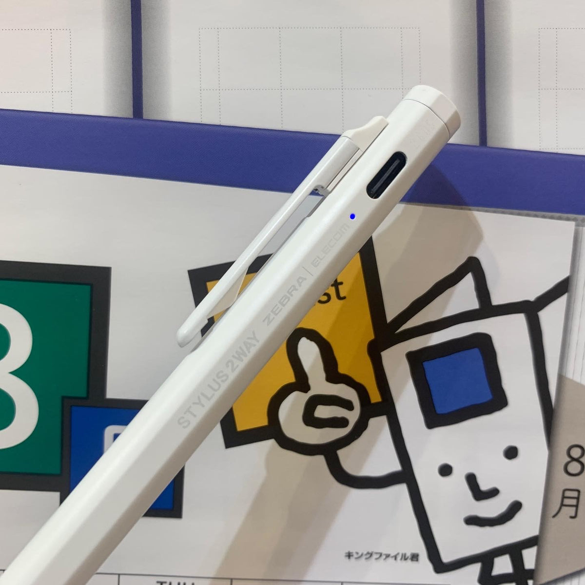 ELECOM x ZEBRA Stylus Two-Way兩用觸控筆 （預訂 到貨期預24-25/10）