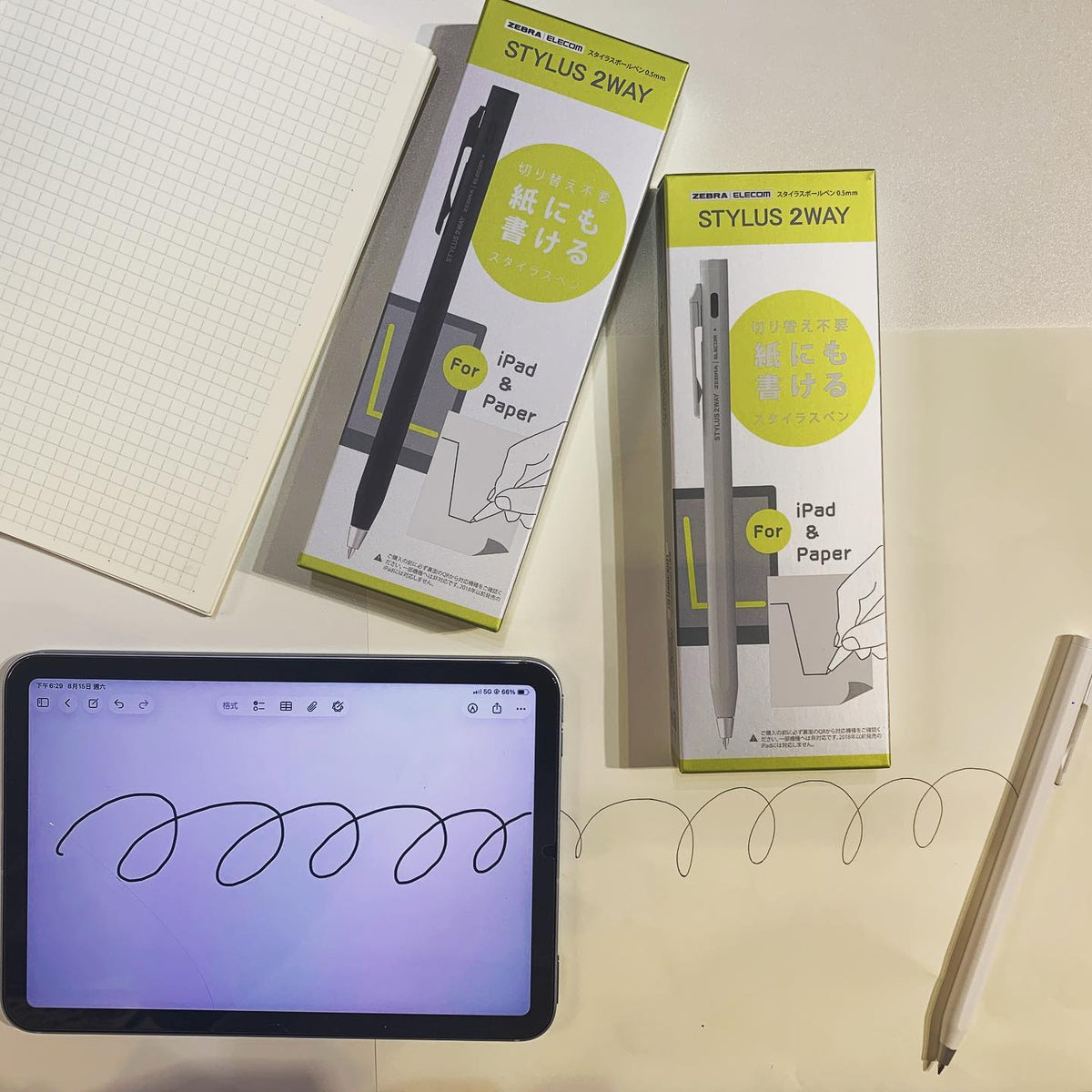 ELECOM x ZEBRA Stylus Two-Way兩用觸控筆 （預訂 到貨期預24-25/10）