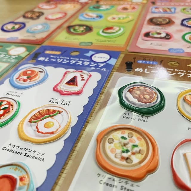 KOMAMONO LAB美食封蠟印章立體貼紙