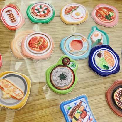 KOMAMONO LAB美食封蠟印章立體貼紙