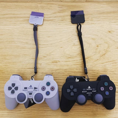 FUNBOX Playstation DUALSHOCK初代手掣造型矽膠收納袋