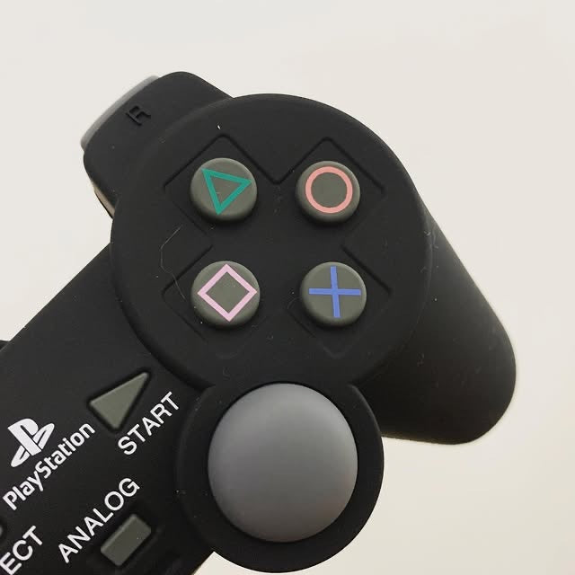 FUNBOX Playstation DUALSHOCK初代手掣造型矽膠收納袋