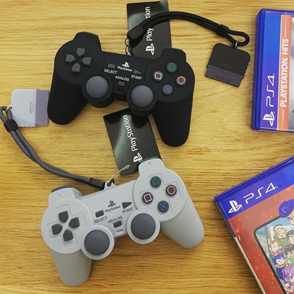 FUNBOX Playstation DUALSHOCK初代手掣造型矽膠收納袋