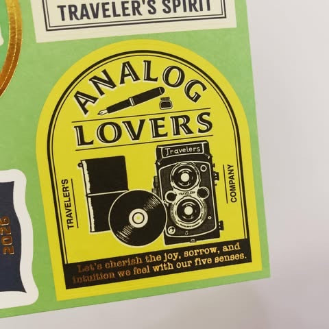TRAVELER’S notebook 2026 年版限定配件