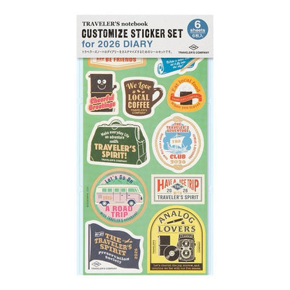 TRAVELER’S notebook 2026 年版限定配件