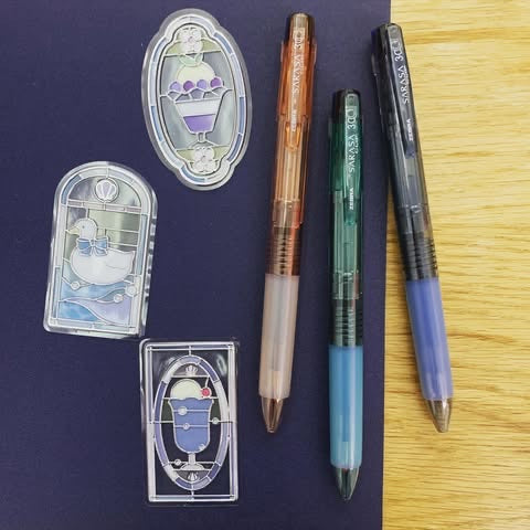 Zebra SARASA CLIP 3C 三色原子筆限定水色