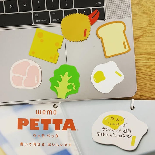 YAMATO wemo PETTA無限重用食物造型便條貼