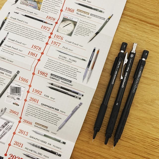 PENTEL 60周年限定製圖鉛芯筆