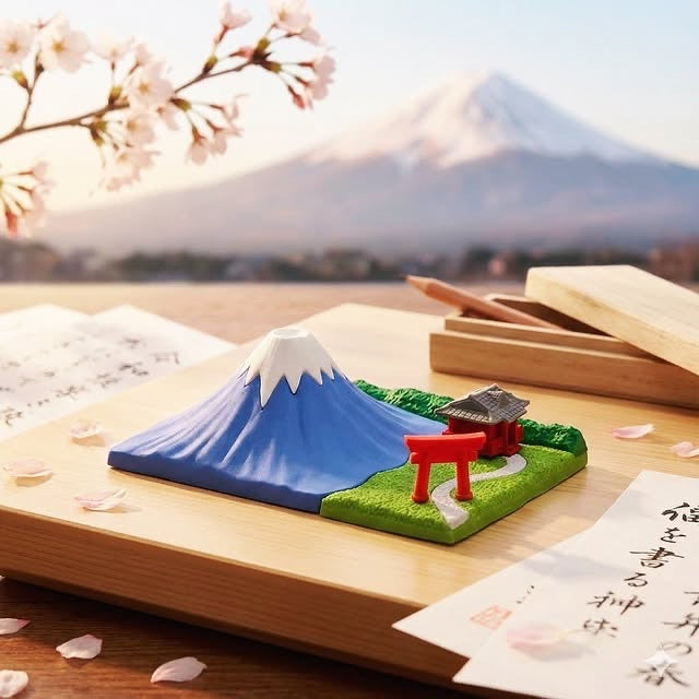 IWAKO 富士山與神社擺設擦膠