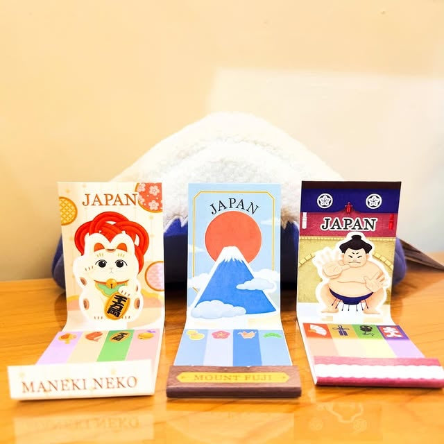 紙季彩Pop-up NIPPON 立體驚喜便條貼