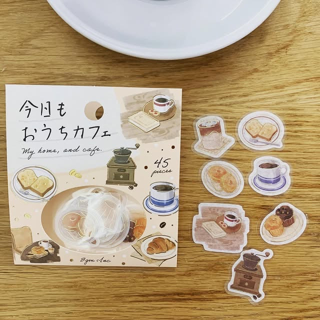 BGM 燙金貼紙・今日咖啡系列