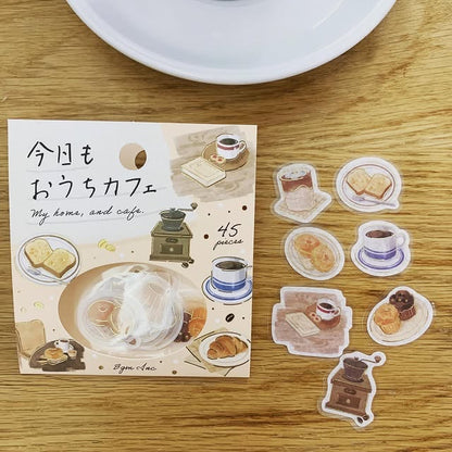 BGM 燙金貼紙・今日咖啡系列