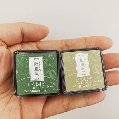 SHACHIHATA 迷你印台日系灰調色