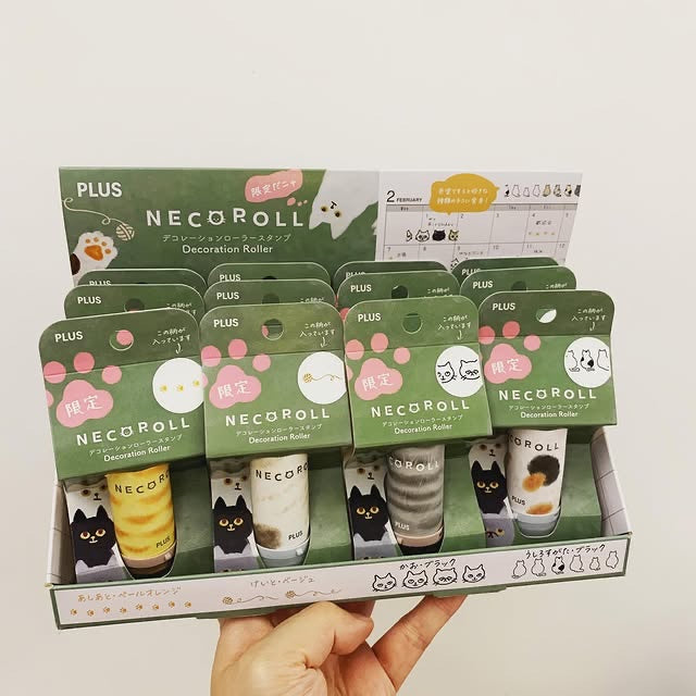 PLUS NECOROLL貓卷印章