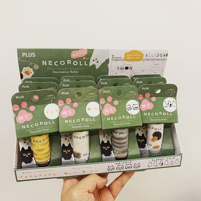 PLUS NECOROLL貓卷印章