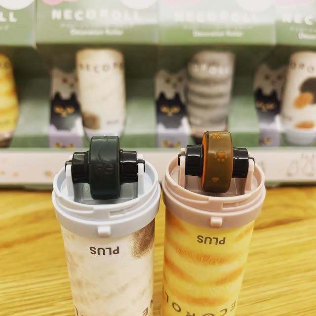 PLUS NECOROLL貓卷印章