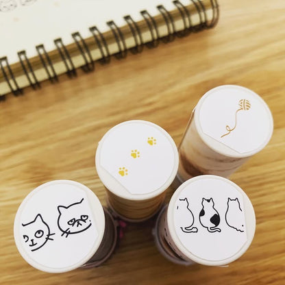 PLUS NECOROLL貓卷印章