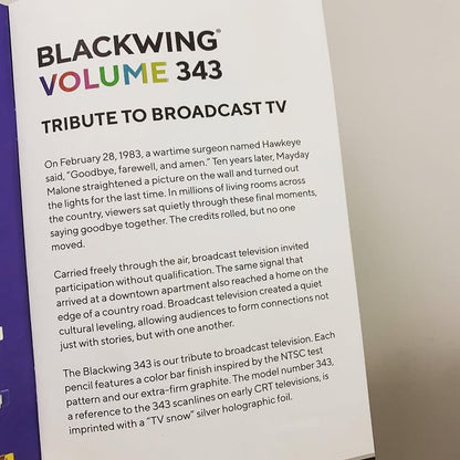 Blackwing Volume 343 限量版鉛筆