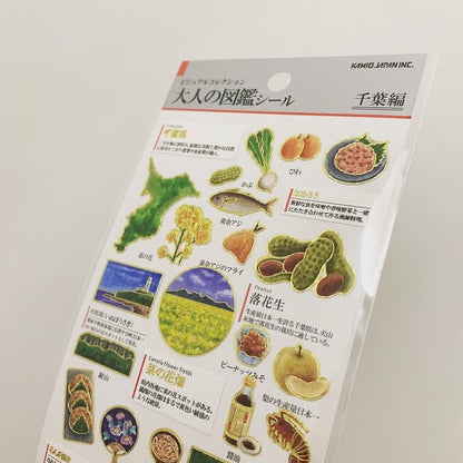 KAMIO大人の図鑑 - 關東五縣系列貼紙