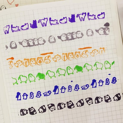 KUTSUWA Cruro滾輪印章雙頭筆第二彈