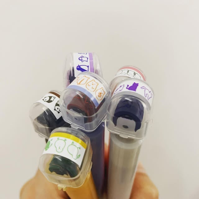 KUTSUWA Cruro滾輪印章雙頭筆第二彈