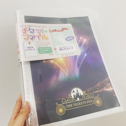 CORRECT 高透明活頁票卷收納冊