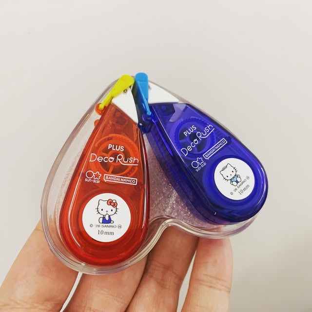 PLUS x SANRIO限定心形盒Decorush印花套裝