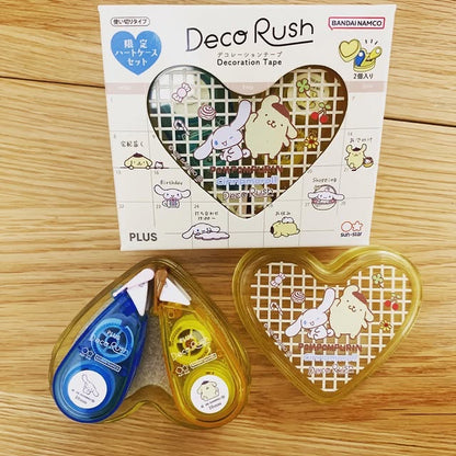 PLUS x SANRIO限定心形盒Decorush印花套裝