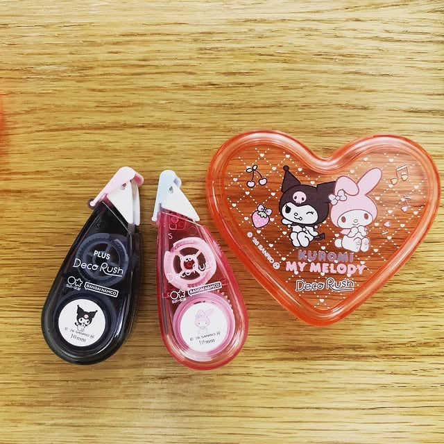 PLUS x SANRIO限定心形盒Decorush印花套裝