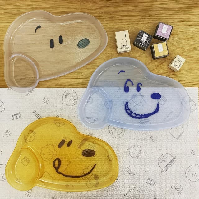 KAMIO Snoopy 透明大頭分隔碟