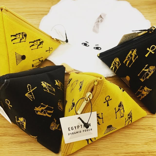 EL COMMUN埃及金字塔燙金小物袋