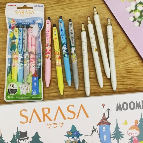 ZEBRA Sarasa × Moomin北歐限定系列