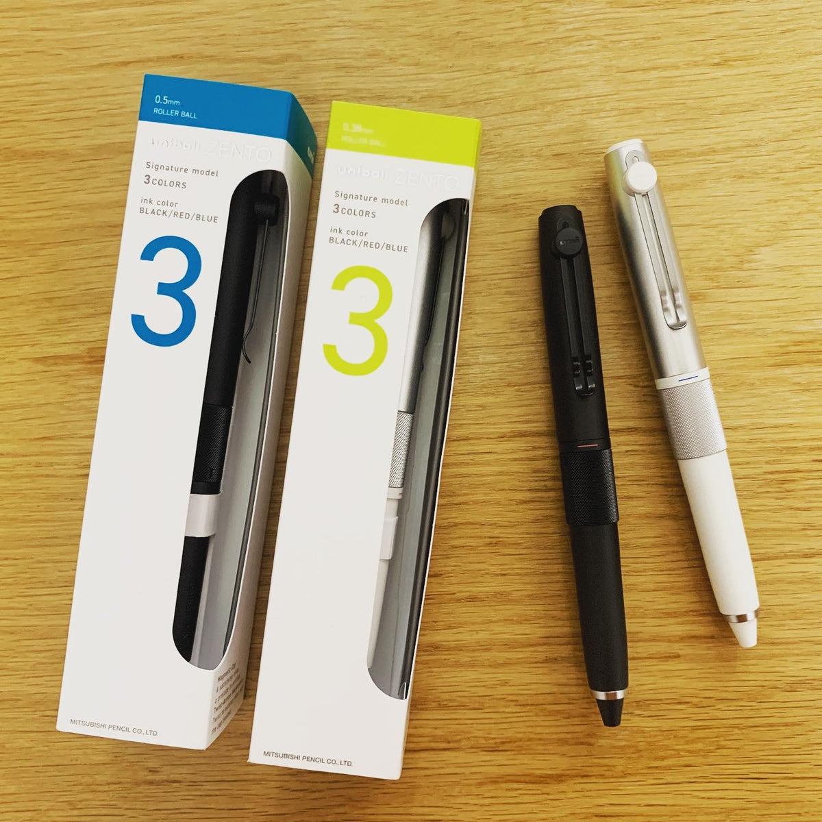UNI uniball ZENTO 3-Color 三色原子筆 0.38mm /0.5mm
