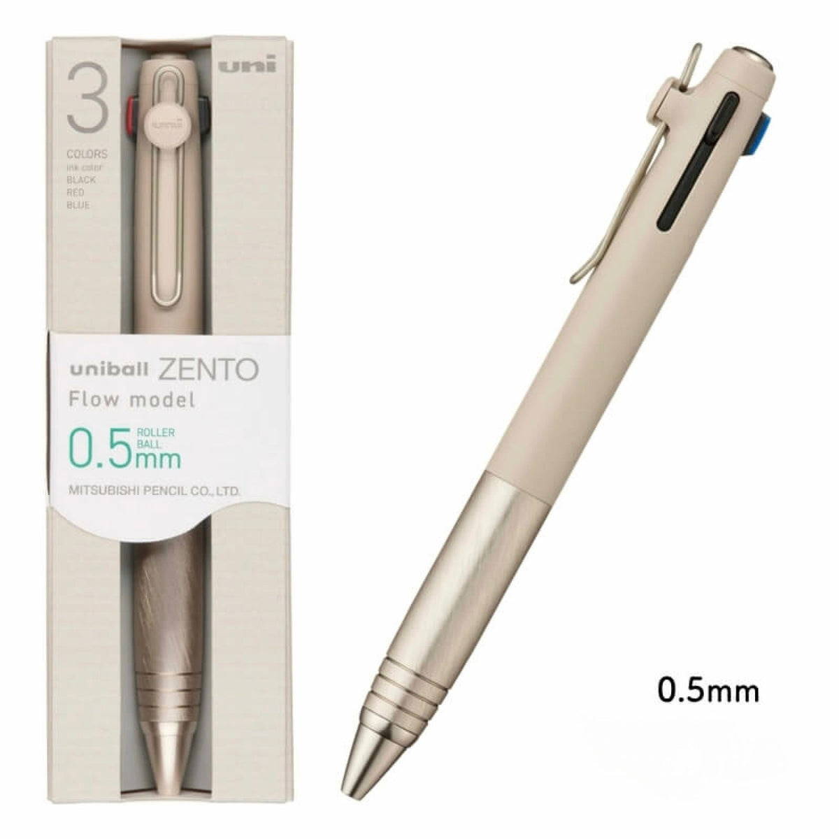 UNI uniball ZENTO 3-Color 三色原子筆 0.38mm /0.5mm