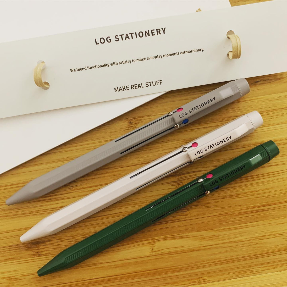 LOG STATIONERY金屬四色原子筆