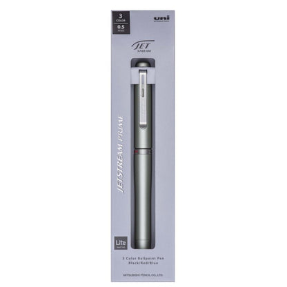 UNI Jetstream Prime靜謐色系金屬旋轉三色筆
