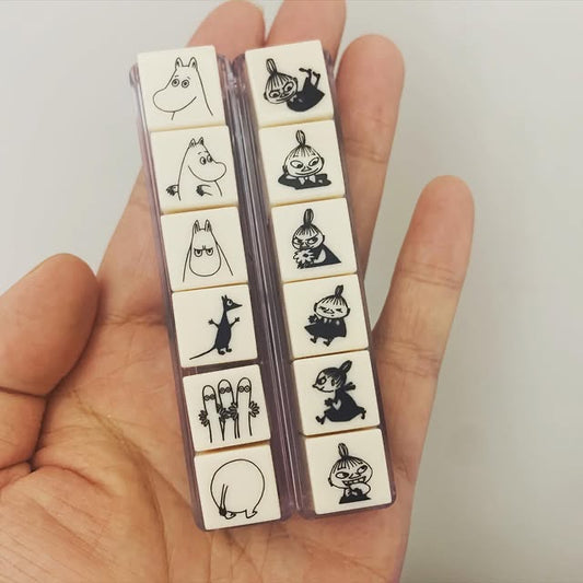 Kamio x Moomin 姆明阿美6連印章