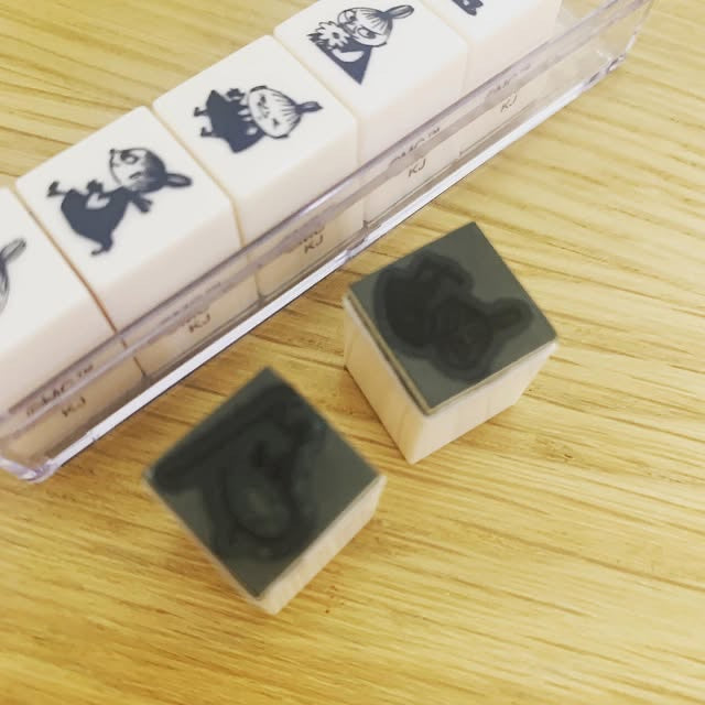 Kamio x Moomin 姆明阿美6連印章